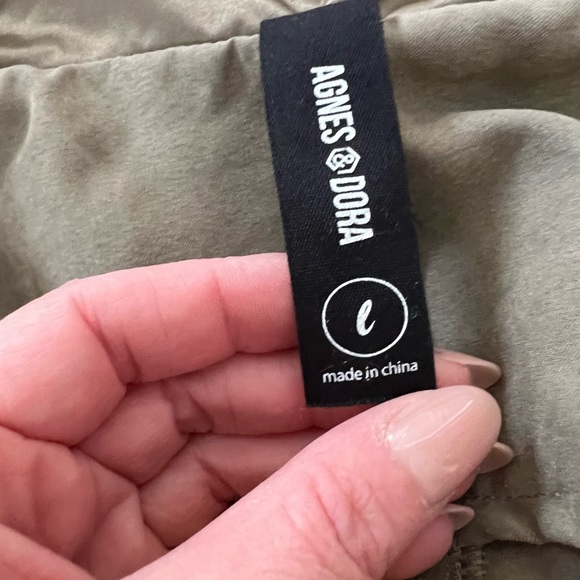 ⭐️ Agnes & Dora No Rain No Flowers Jacket in Olive Size Large - Picture 11 of 12